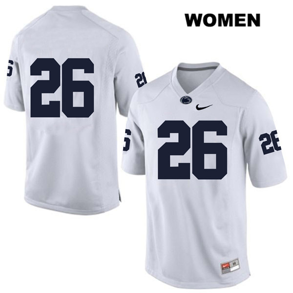 NCAA Nike Women's Penn State Nittany Lions Saquon Barkley #26 College Football Authentic No Name White Stitched Jersey TDB2098FC